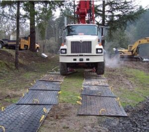 Ground protection mat