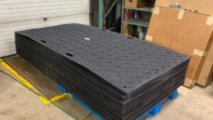 Ground protection mat