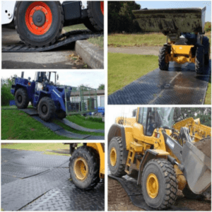 Ground protection mat